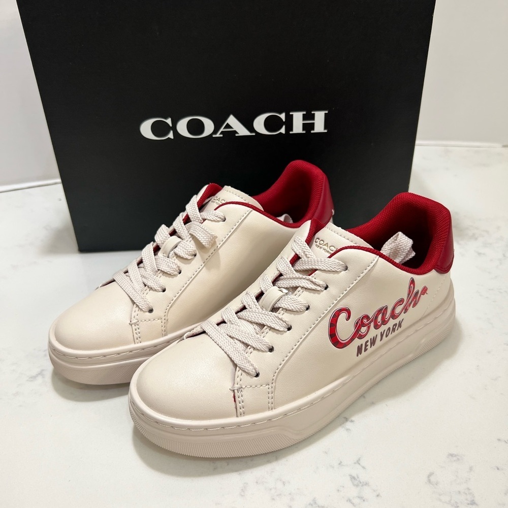 Coach Chalk Multi High Line Sneakers